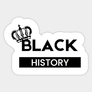 Black Royalty Sticker